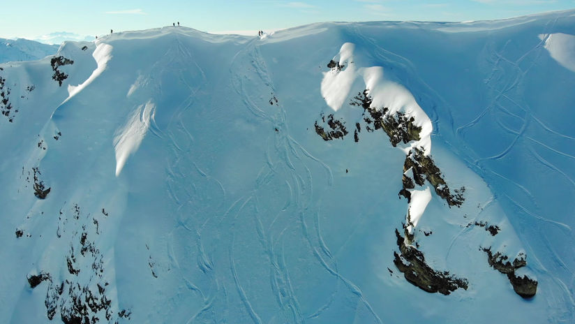 Les Arcs drone